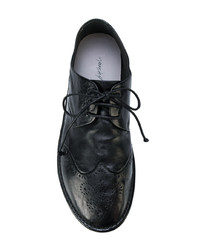 Chaussures derby en cuir noires Marsèll