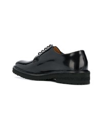 Chaussures derby en cuir noires Cenere Gb