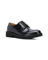 Chaussures derby en cuir noires Cenere Gb