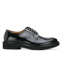 Chaussures derby en cuir noires Cenere Gb