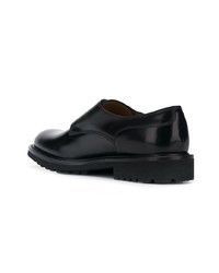 Chaussures derby en cuir noires Doucal's