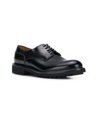 Chaussures derby en cuir noires Doucal's