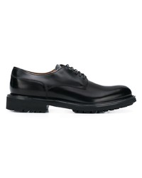 Chaussures derby en cuir noires Doucal's