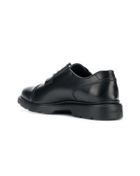 Chaussures derby en cuir noires Hogan