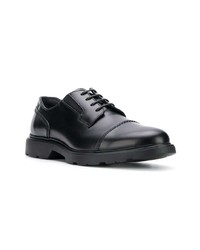 Chaussures derby en cuir noires Hogan