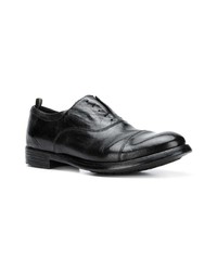 Chaussures derby en cuir noires Officine Creative