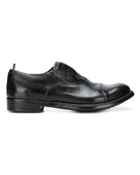 Chaussures derby en cuir noires Officine Creative