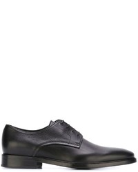 Chaussures derby en cuir noires Lanvin