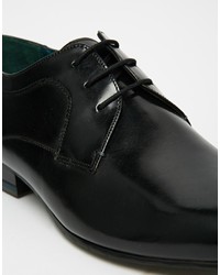 Chaussures derby en cuir noires Ted Baker