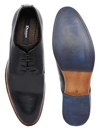 Chaussures derby en cuir noires Dune