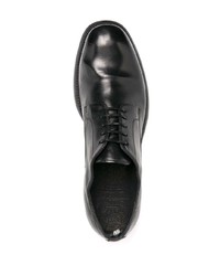 Chaussures derby en cuir noires Officine Creative