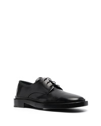 Chaussures derby en cuir noires Jil Sander