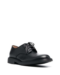 Chaussures derby en cuir noires Bottega Veneta