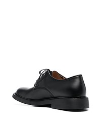 Chaussures derby en cuir noires Bottega Veneta