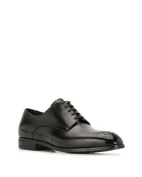 Chaussures derby en cuir noires Bally