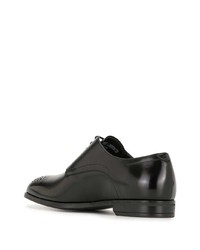 Chaussures derby en cuir noires Bally