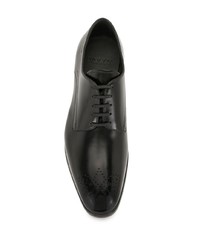 Chaussures derby en cuir noires Bally