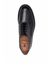 Chaussures derby en cuir noires Tricker's