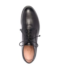 Chaussures derby en cuir noires Silvano Sassetti