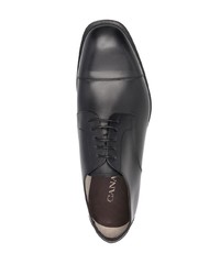 Chaussures derby en cuir noires Canali