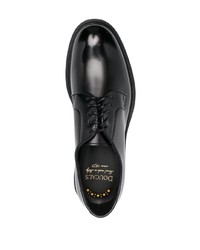 Chaussures derby en cuir noires Doucal's