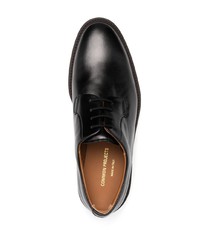 Chaussures derby en cuir noires Common Projects