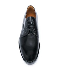 Chaussures derby en cuir noires Ermenegildo Zegna