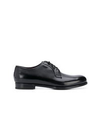 Chaussures derby en cuir noires Lidfort