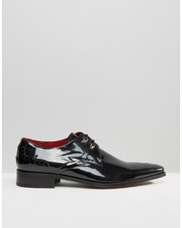 Chaussures derby en cuir noires Jeffery West