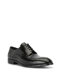 Chaussures derby en cuir noires Bally