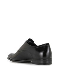 Chaussures derby en cuir noires Bally