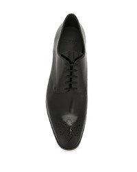 Chaussures derby en cuir noires Bally