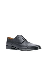 Chaussures derby en cuir noires BOSS HUGO BOSS