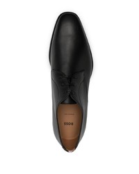 Chaussures derby en cuir noires Hugo