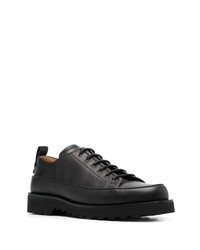 Chaussures derby en cuir noires Bally