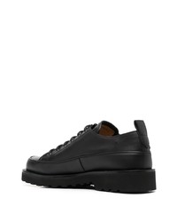 Chaussures derby en cuir noires Bally