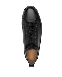 Chaussures derby en cuir noires Bally