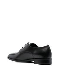 Chaussures derby en cuir noires BOSS