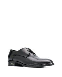 Chaussures derby en cuir noires Baldinini