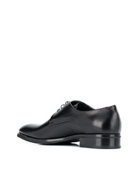 Chaussures derby en cuir noires Baldinini