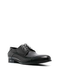 Chaussures derby en cuir noires Baldinini
