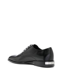 Chaussures derby en cuir noires Roberto Cavalli