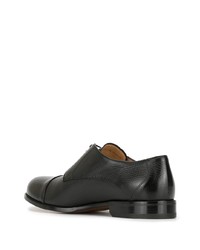 Chaussures derby en cuir noires Bally