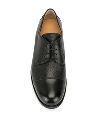 Chaussures derby en cuir noires Bally