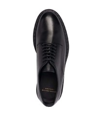 Chaussures derby en cuir noires Officine Creative