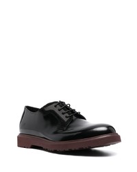 Chaussures derby en cuir noires Paul Smith