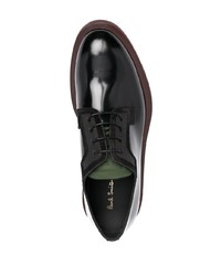 Chaussures derby en cuir noires Paul Smith