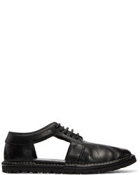 Chaussures derby en cuir noires Marsèll Gomma