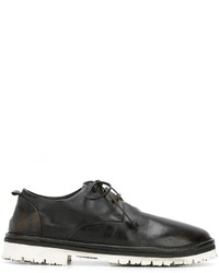 Chaussures derby en cuir noires Marsèll