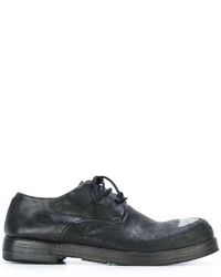 Chaussures derby en cuir noires Marsèll